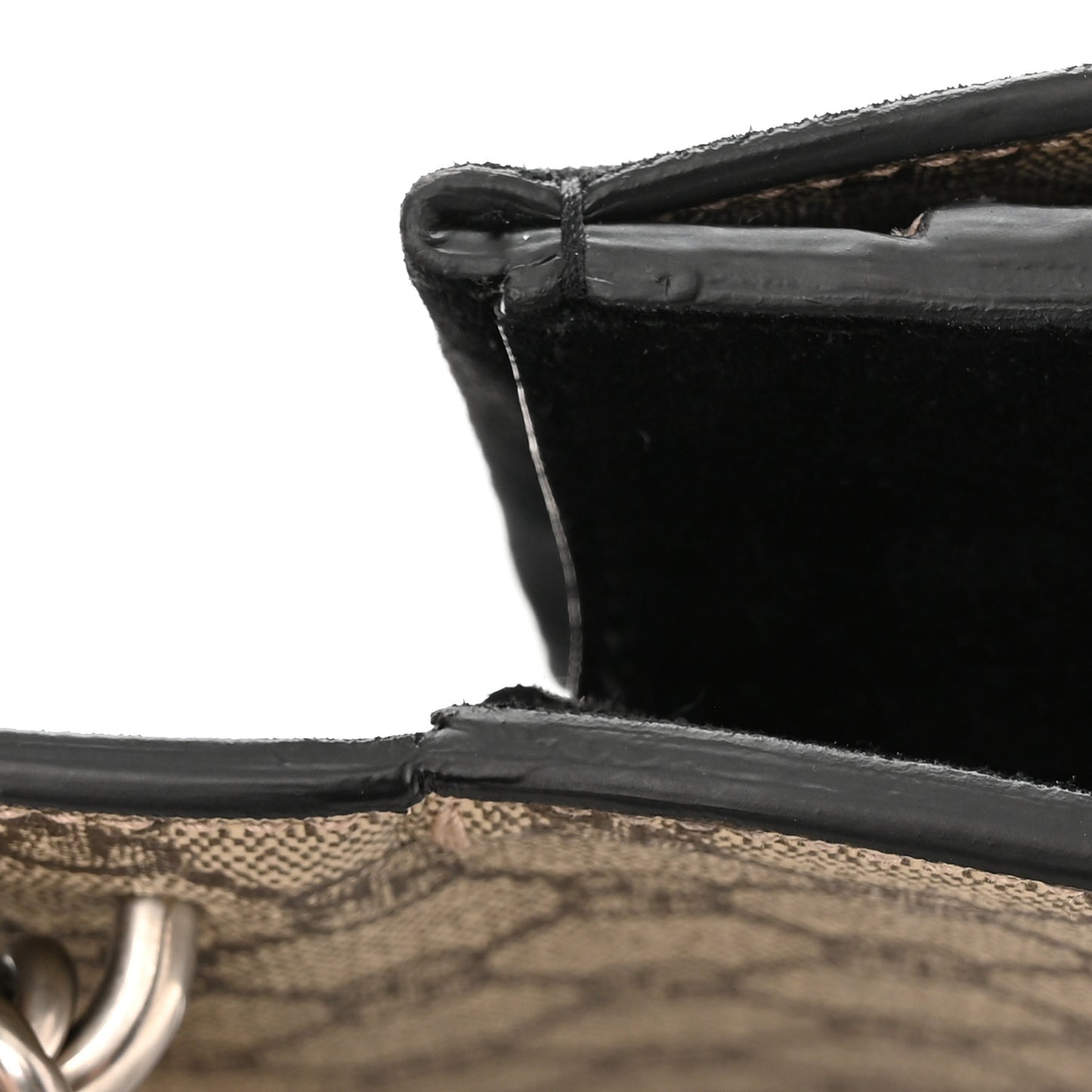 GG Supreme Monogram Mini Dionysus Shoulder Bag Black