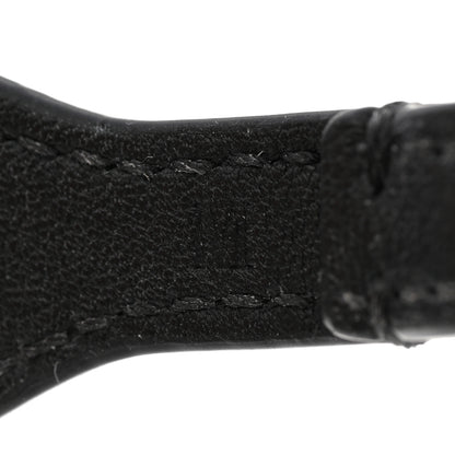 Fendi Calfskin Pearl Bracelet Black White Gold 8 of 10