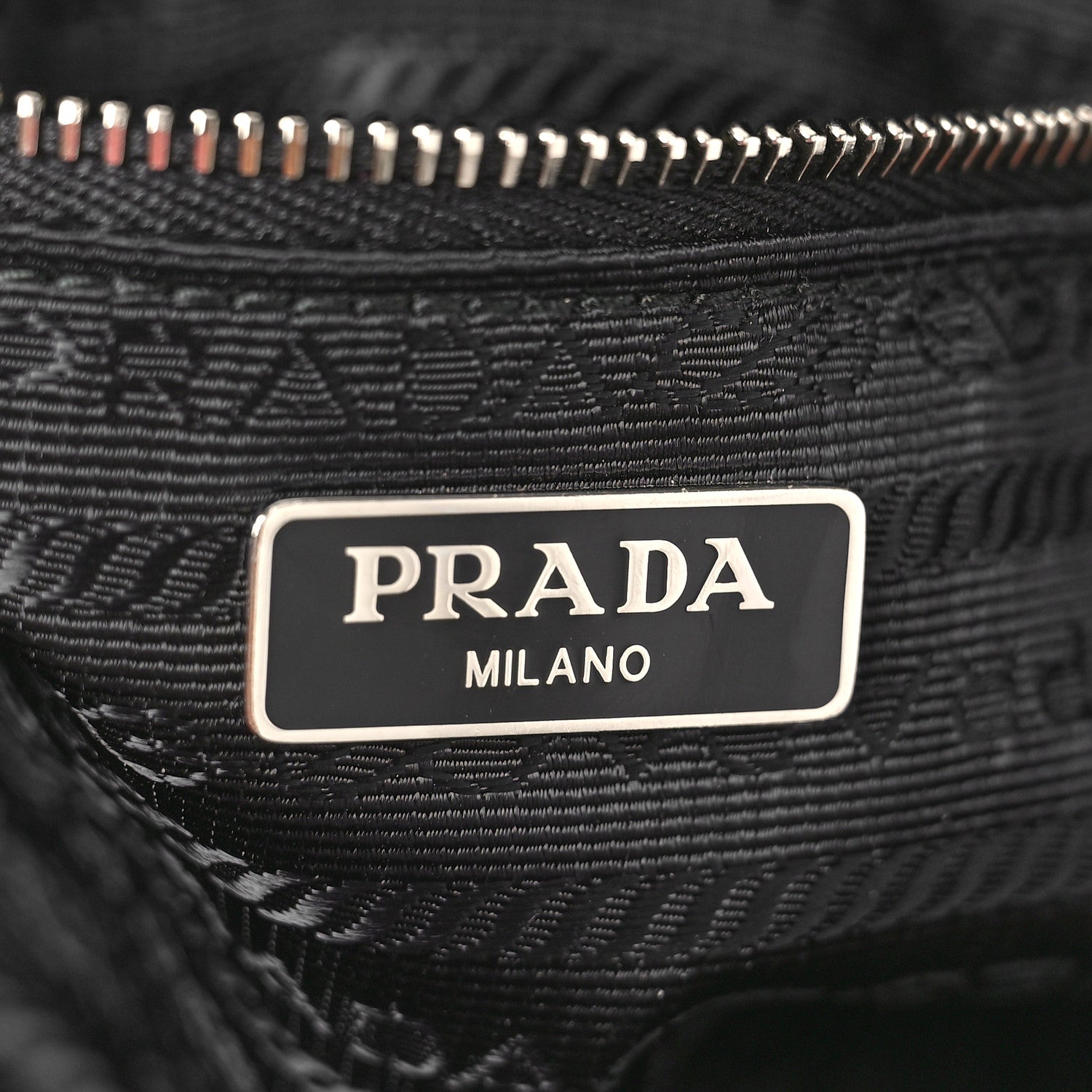 Prada Nylon Tessuto Impuntu Quilted Bandoliera Crossbody Bag Black 6 of 8