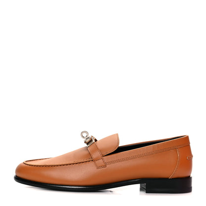 Hermes Calfskin Womens Destin Loafer 38 Naturel 1 of 12