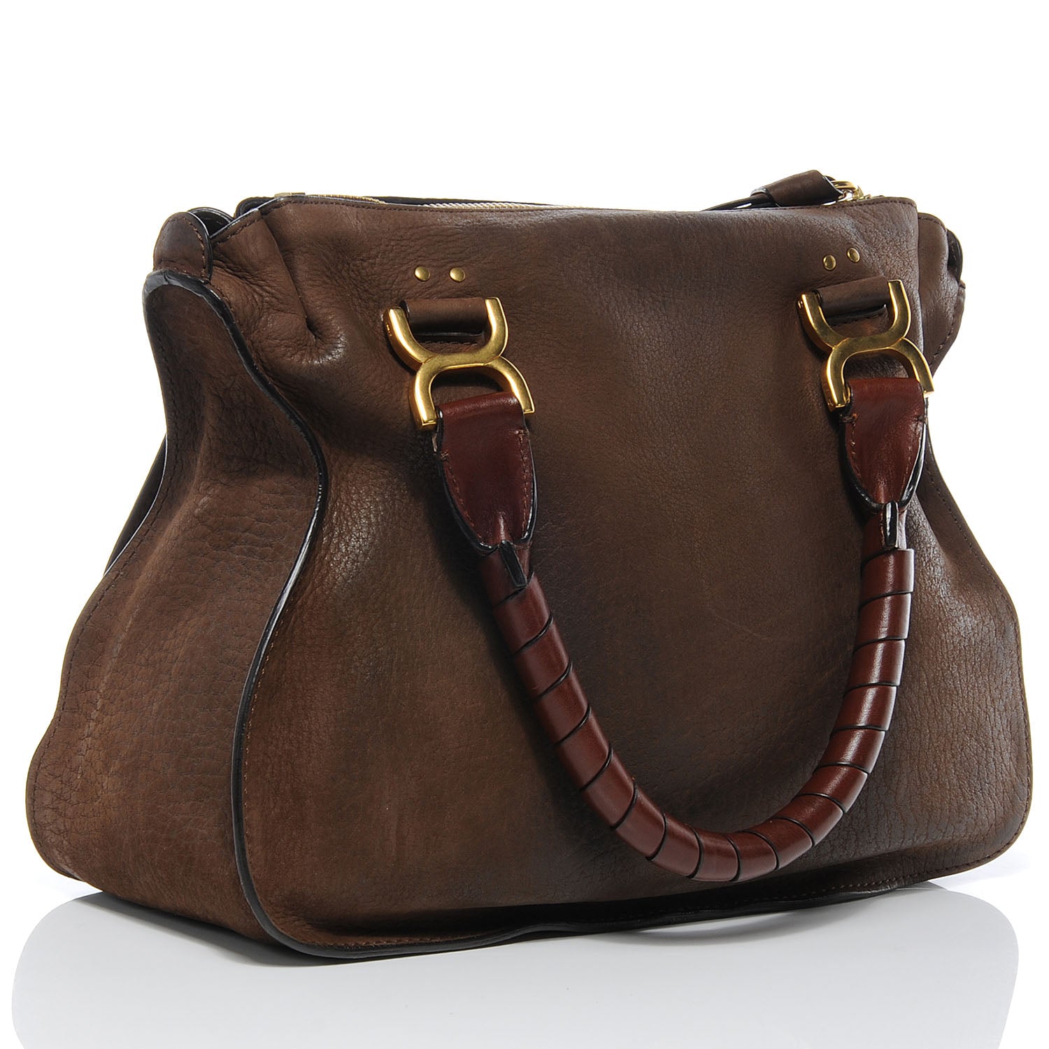 Chloe Nubuck Calfskin Medium Marcie Satchel 3 of 7