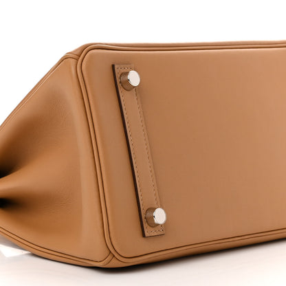 Hermes Swift In & Out Birkin 25 Biscuit 10 of 12