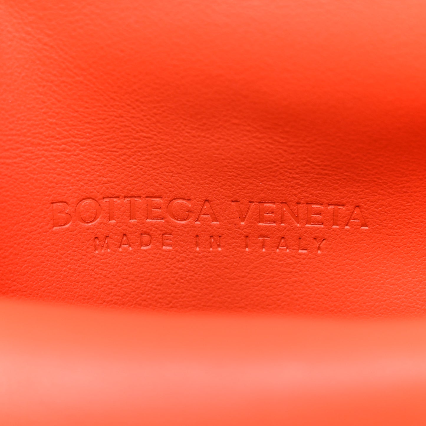 Lambskin BV Trine Clutch Orange