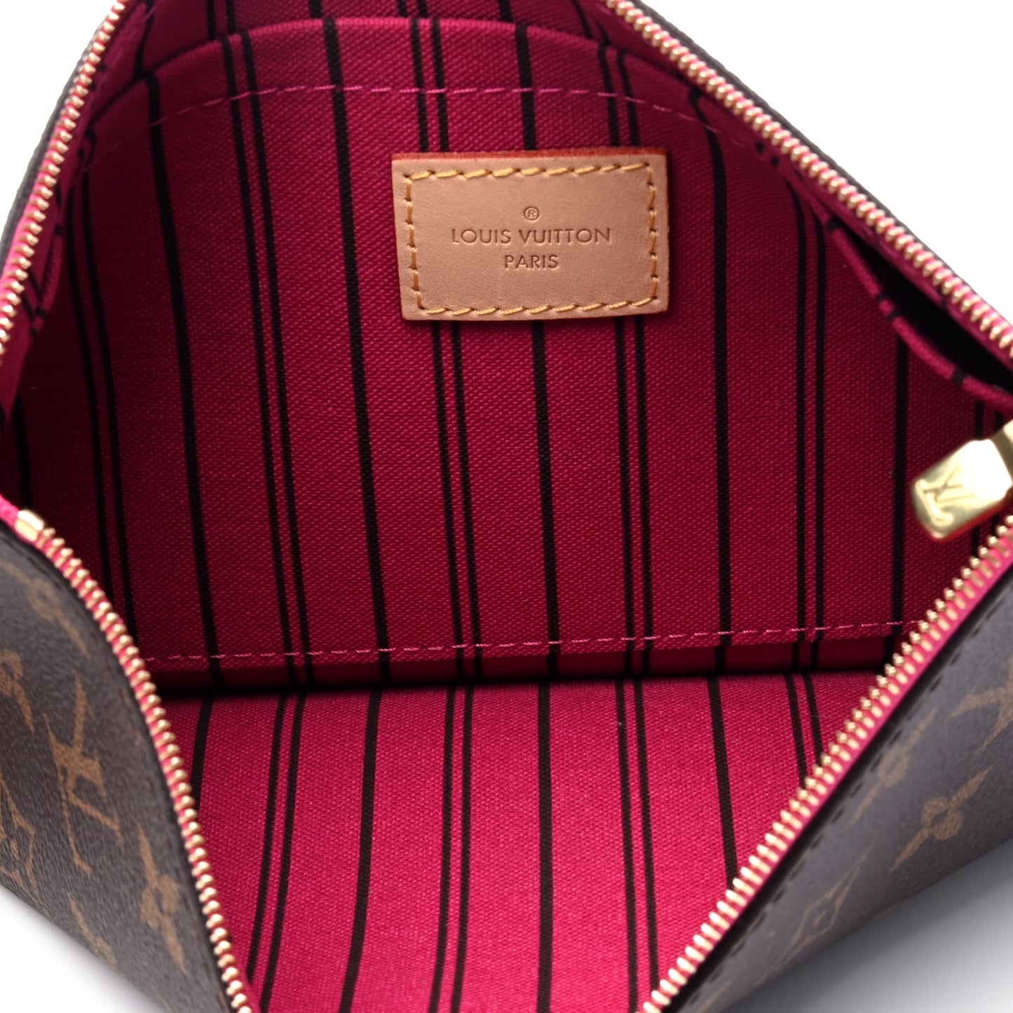 Monogram Neverfull MM GM Pochette Pivoine