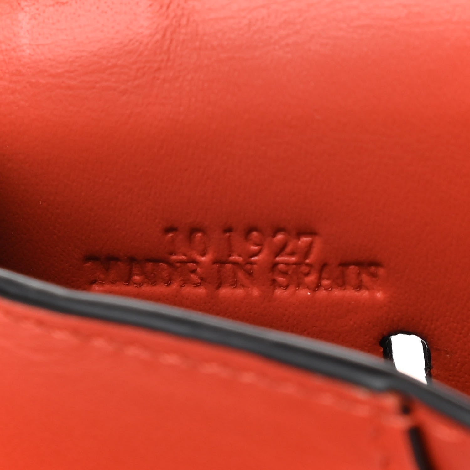 Loewe Soft Calfskin Heel Bag Vermillion 7 of 10