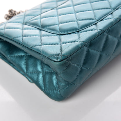 Chanel Metallic Calfskin Quilted 2.55 Reissue 226 Flap Turquoise 18 of 23
