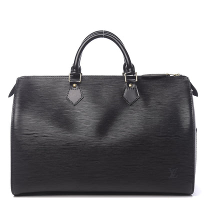 Louis Vuitton Epi Speedy 35 Black 1 of 12