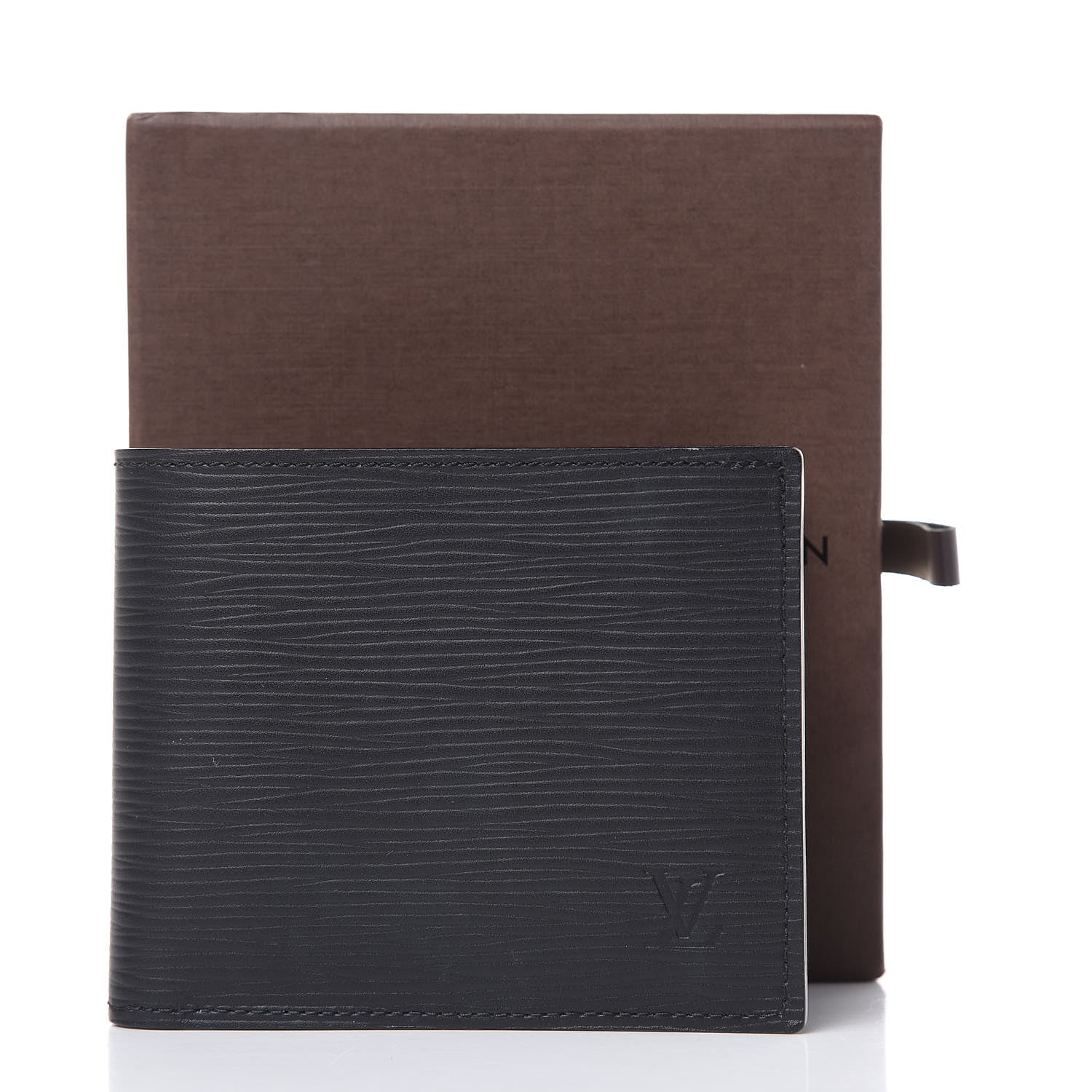 Louis Vuitton Epi Marco Wallet Black 7 of 7