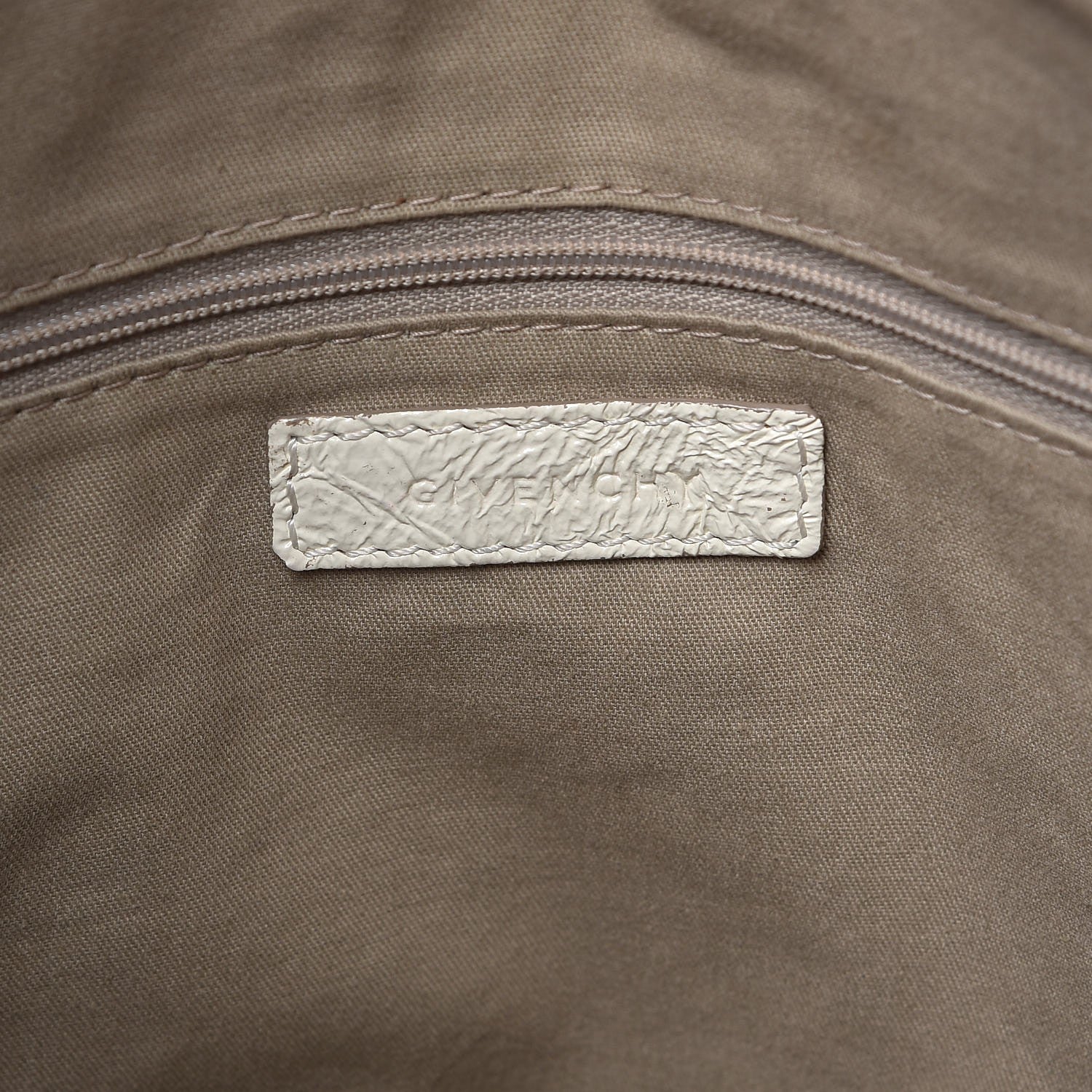 Givenchy Crinkled Patent Large Nightingale White 6 of 15