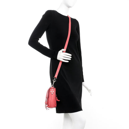 Proenza Schouler Lambskin PS1 Pouch Messenger Hibiscus 2 of 8