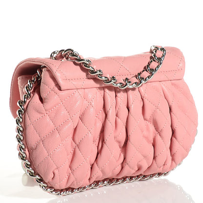 Chanel Washed Lambskin Quilted Mini Chain Around Messenger Pink 3 of 8