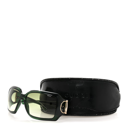 Gucci Acetate Horsebit Sunglasses 2562/S Green 7 of 7