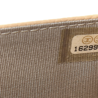 Chanel Caviar Timeless CC Wallet on Chain WOC Beige 8 of 12