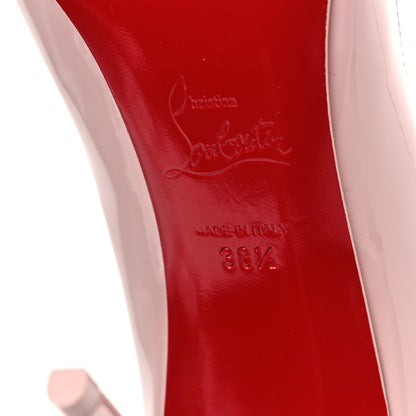 Christian Louboutin Patent Hot Chick 100 Pumps 38.5 Rosy 6 of 9