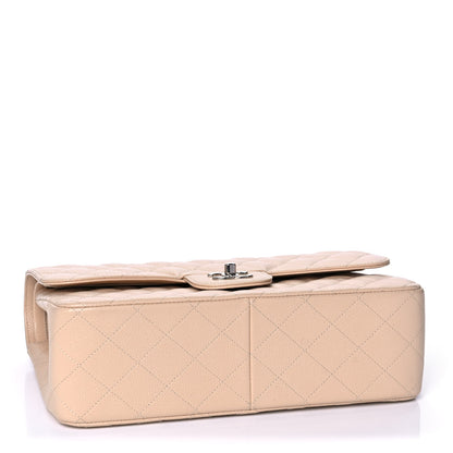 Chanel Caviar Quilted Jumbo Double Flap Beige Clair 4 of 19