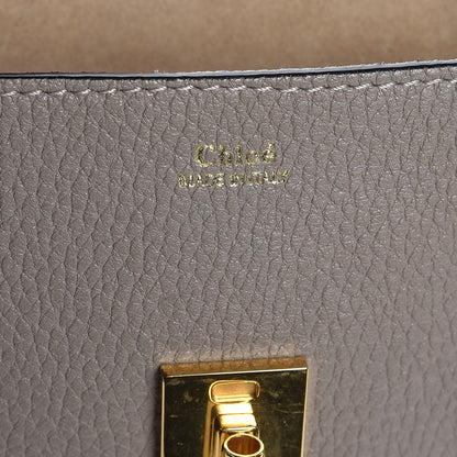 Chloe Grained Lambskin Mini Drew Shoulder Bag Motty Grey 6 of 9
