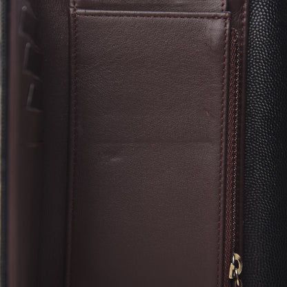 Chanel Caviar Quilted Medium Flap Wallet Black 8 of 9