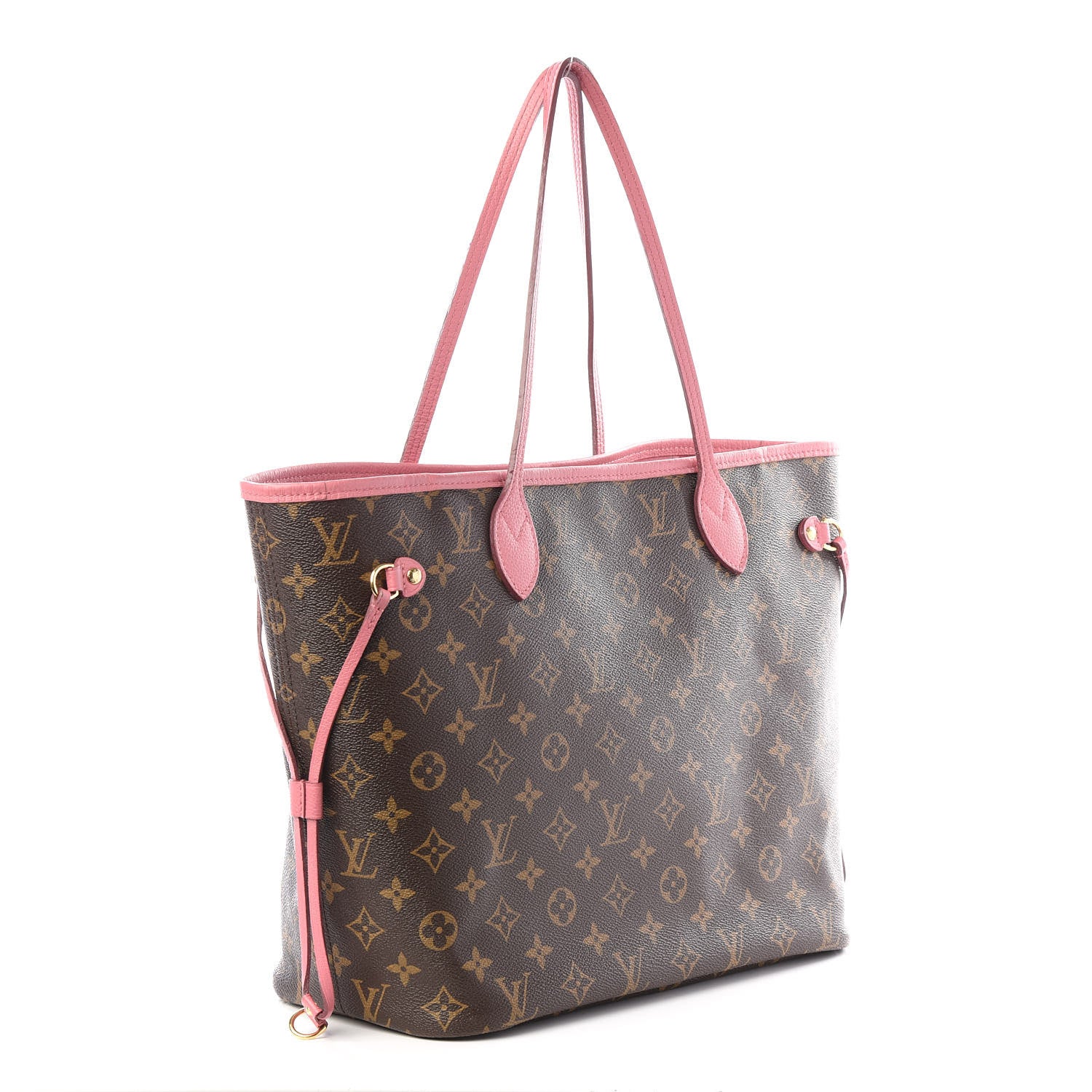 Louis Vuitton Monogram Articles de Voyage Ikat Neverfull MM Rose Velours 2 of 11