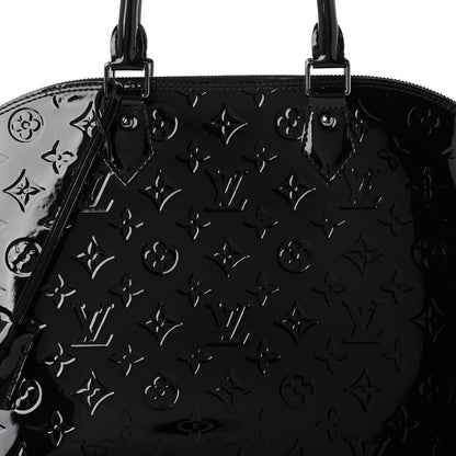 Louis Vuitton Vernis Alma GM Noir Magnetique 8 of 10