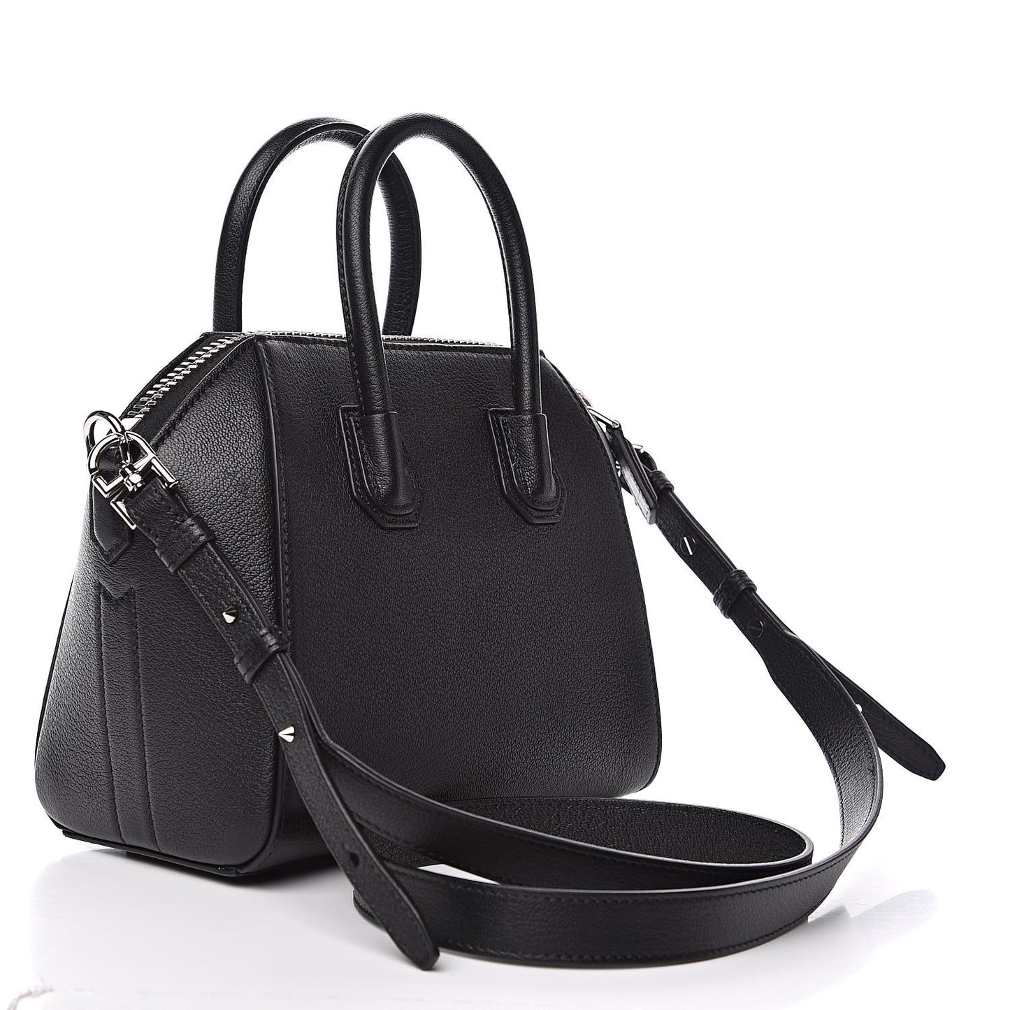 Sugar Goatskin Mini Antigona Black