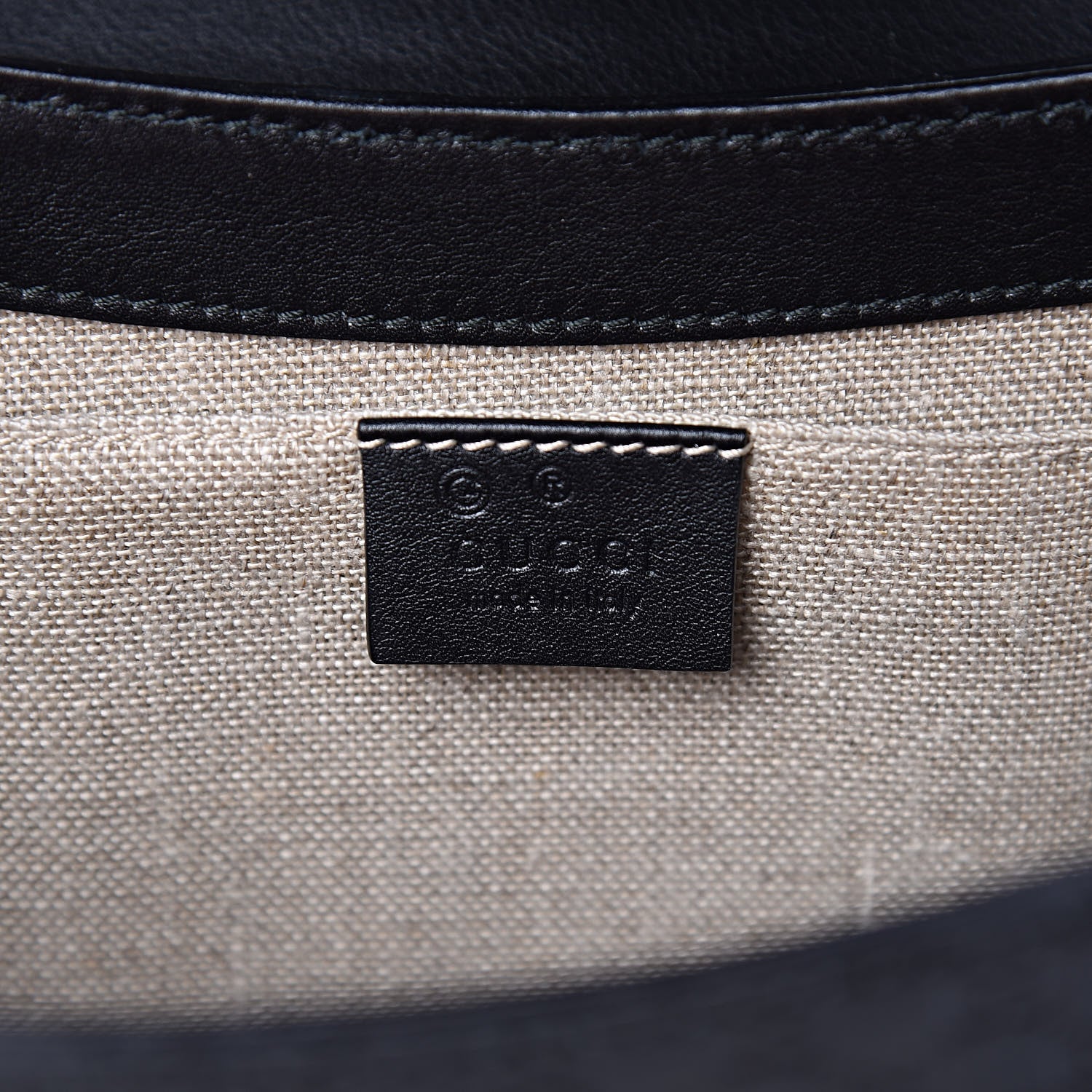 Gucci Microguccissima Medium Emily Chain Shoulder Bag Black 6 of 10