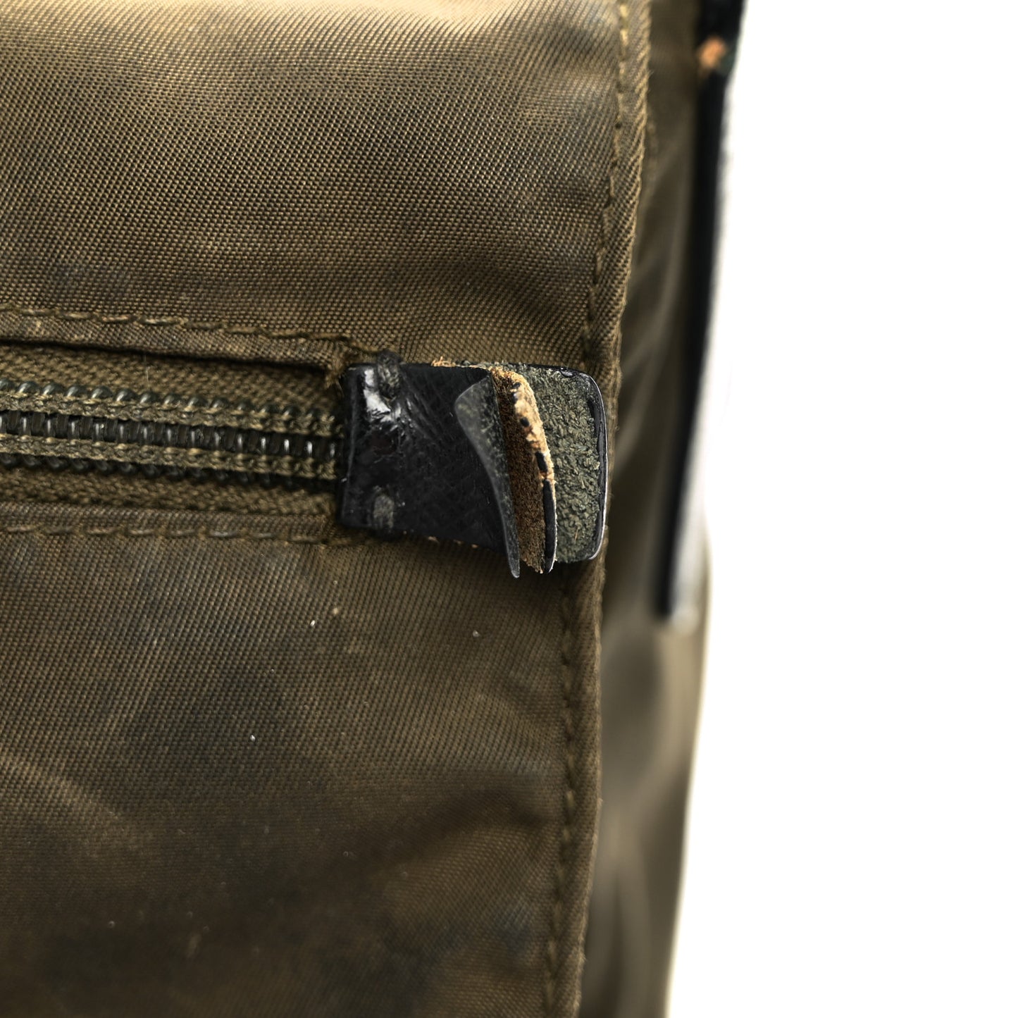 Tessuto Nylon Saffiano Messenger Bag Mimetico