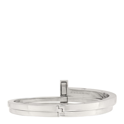 Tiffany Sterling Silver Diamond T Square Wrap Bracelet 2 of 3