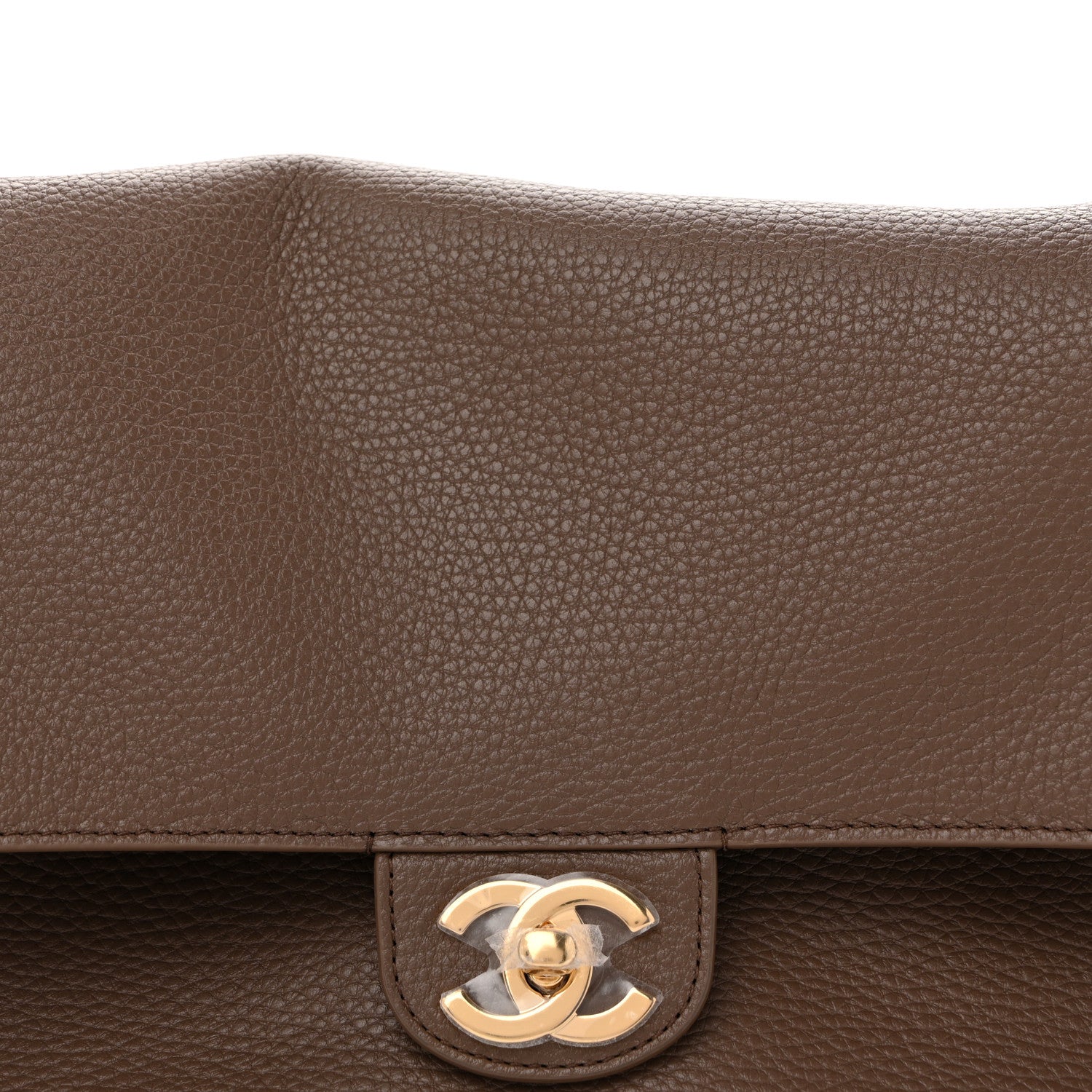 Chanel Grained Calfskin Small Souplissimo Maxi Flap Light Brown 8 of 11