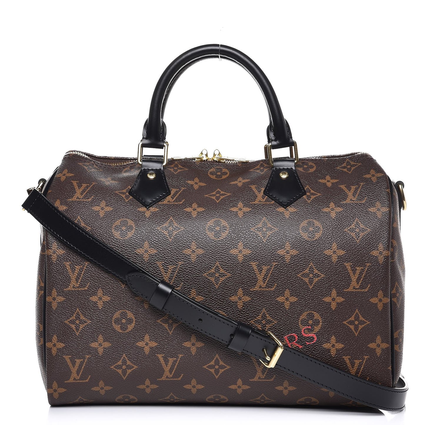 Monogram My World Tour Speedy Bandouliere 30 Black