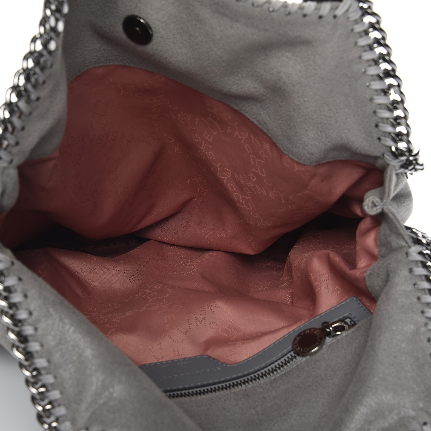 Shaggy Deer Small Falabella Tote Grey