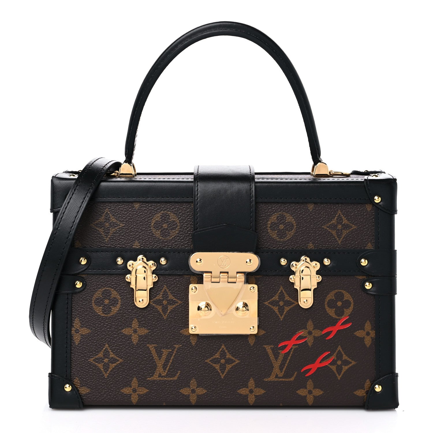 Louis Vuitton Monogram Petite Malle V Black 3 of 9