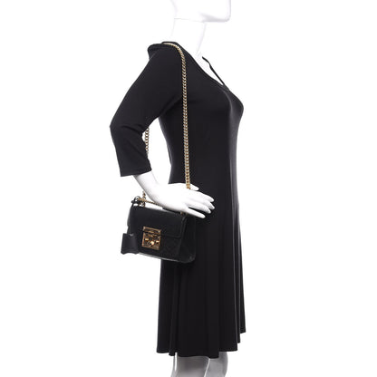 Gucci Guccissima Small Padlock Shoulder Bag Black 3 of 15