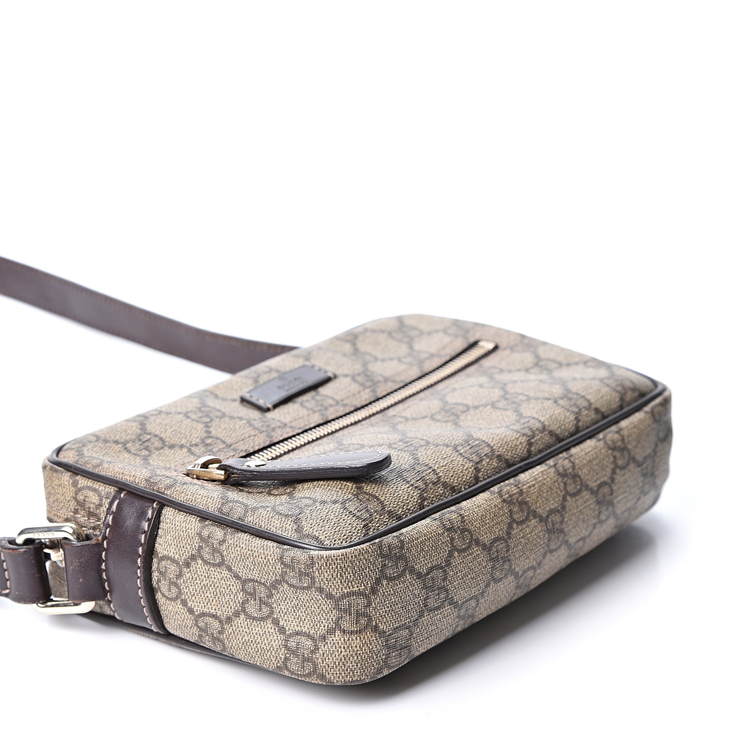 GG Plus Monogram Small Shoulder Bag Dark Brown