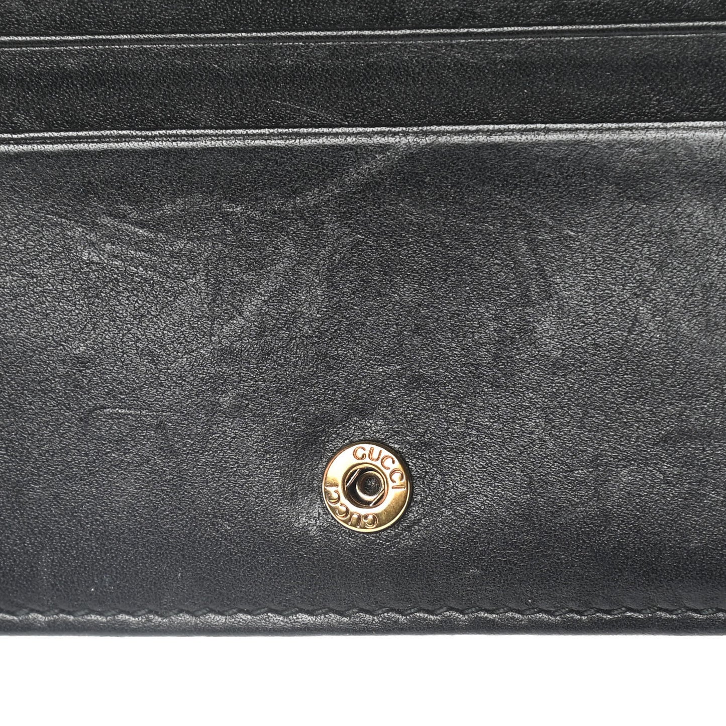 Calfskin Matelasse GG Marmont Card Case Wallet Black