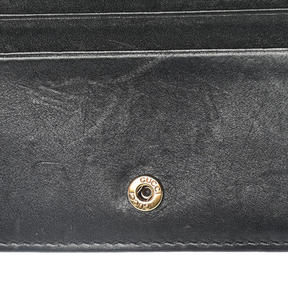 Gucci Calfskin Matelasse GG Marmont Card Case Wallet Black 11 of 12