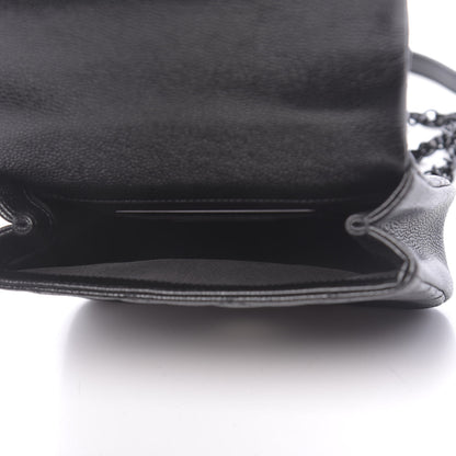 Chanel Caviar Quilted Incognito Mini Square Flap Black 5 of 11