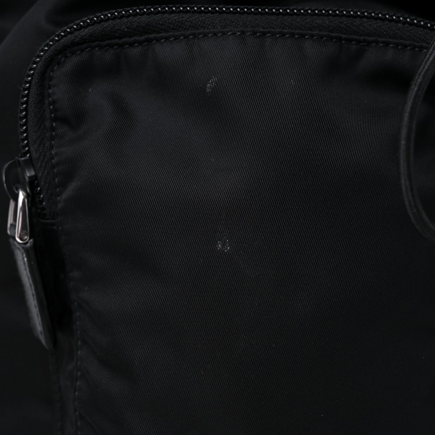 Tessuto Nylon Saffiano Vela Backpack Black