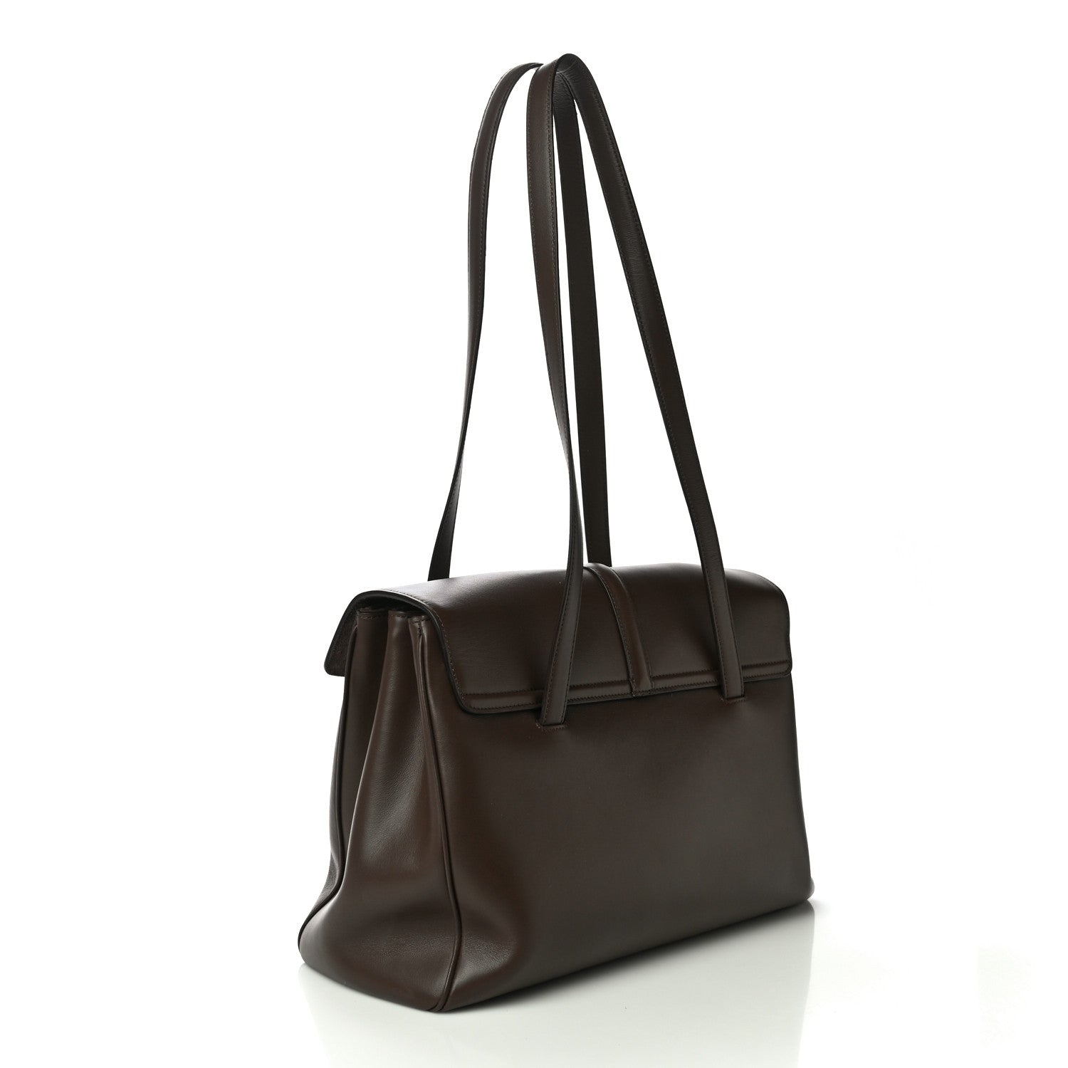 Celine Smooth Calfskin Medium Soft 16 Bag Dark Oak 2 of 11