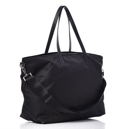 Prada Tessuto Nylon Saffiano Vela Tote Black 4 of 9