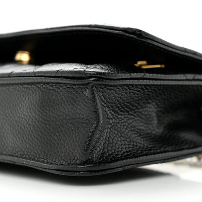 Chanel Caviar Quilted Wallet on Chain WOC Black 11 of 11