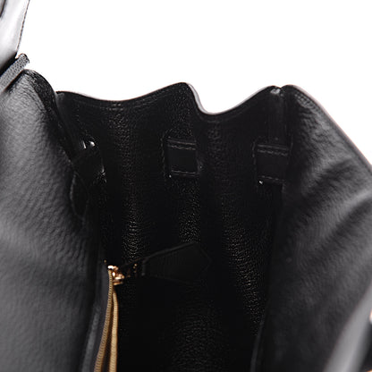 Hermes Veau Jonathan Birkin 25 Black 12 of 32