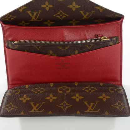 Louis Vuitton Monogram Josephine Wallet Red 5 of 7