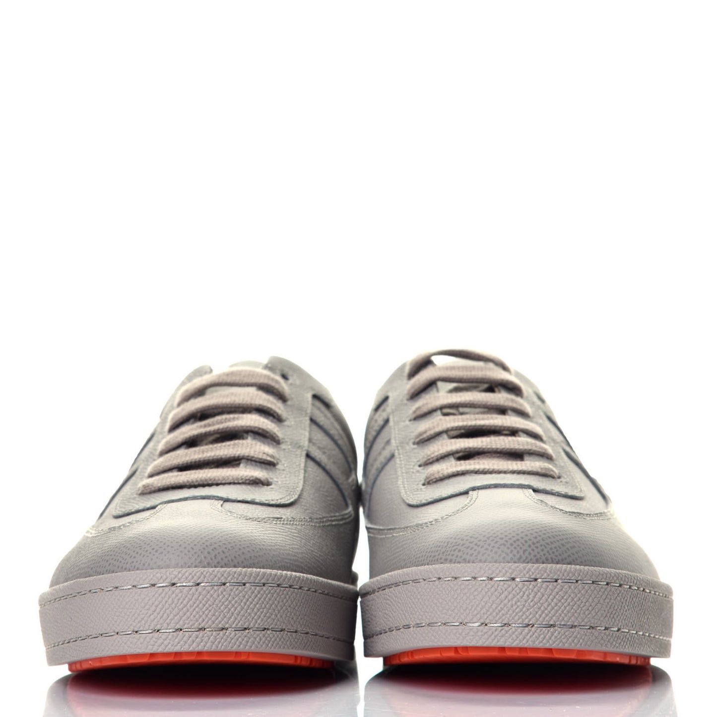 Matte Epsom Calfskin Mens Olympic Sneakers 42 Mastic