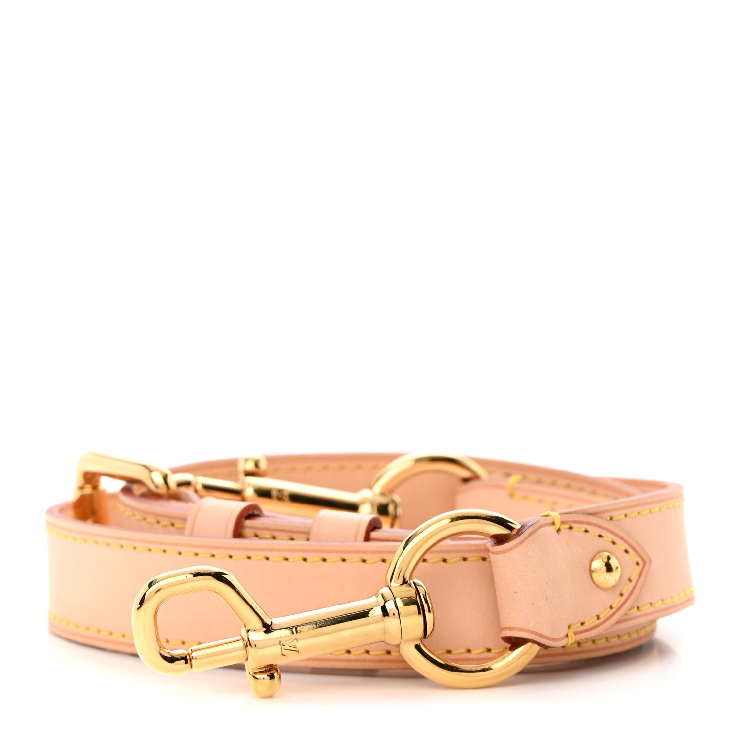 Louis Vuitton Vachetta 25mm Adjustable Shoulder Strap VVN 1 of 7