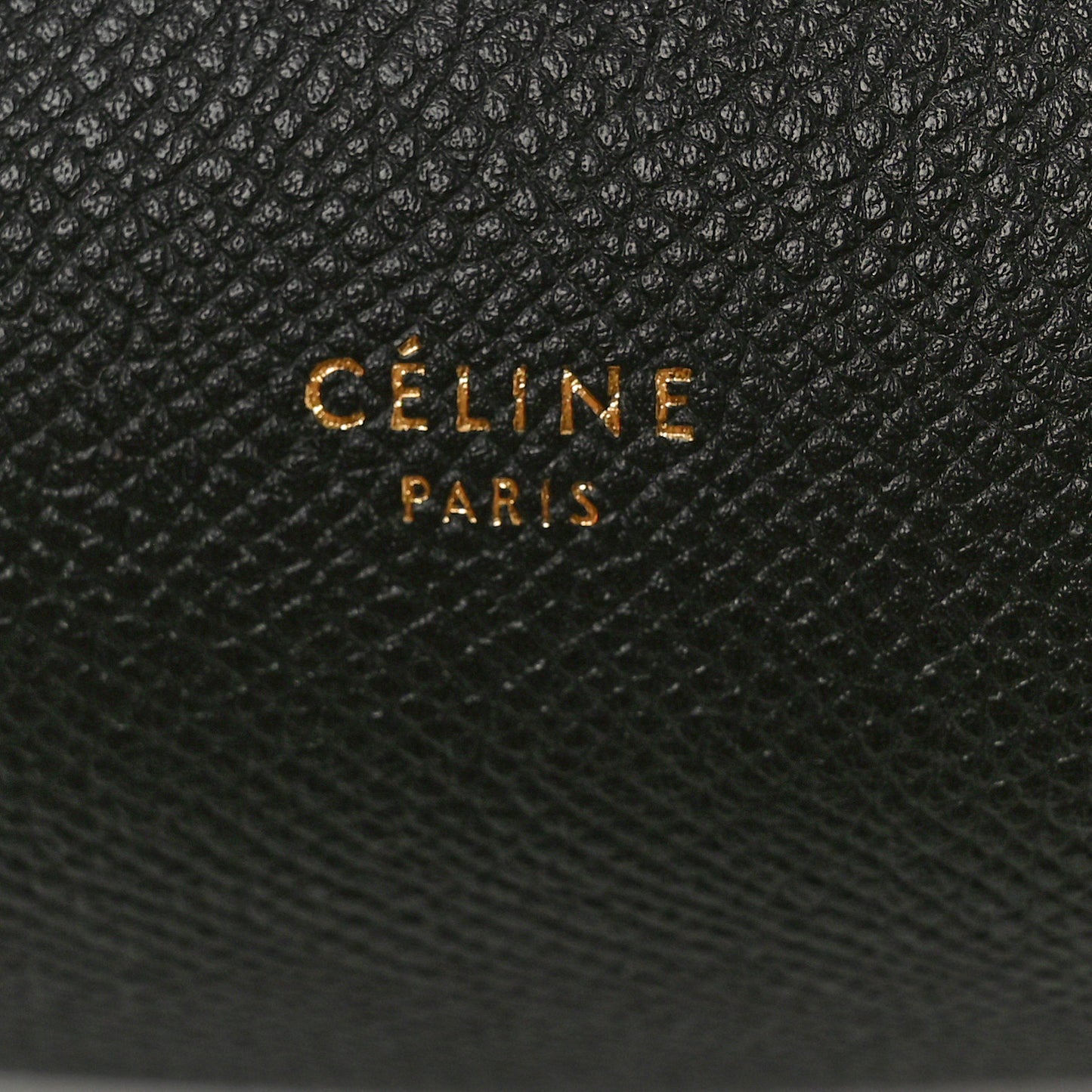 Grained Calfskin Mini Belt Bag Black