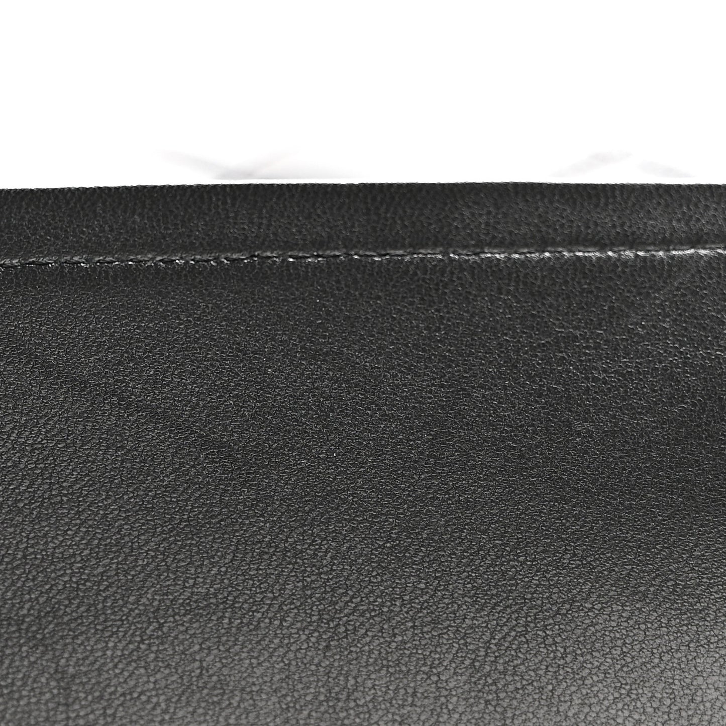 Lambskin Quilted Jumbo Double Flap Black