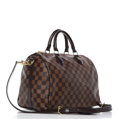 Louis Vuitton Damier Ebene Speedy Bandouliere 30 3 of 10