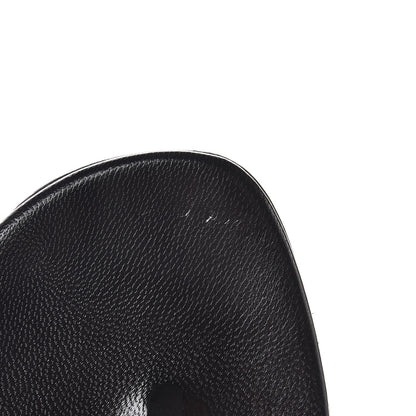 Gucci Kid Scamosciato Crystal Thong Sandals 39 Black 8 of 9