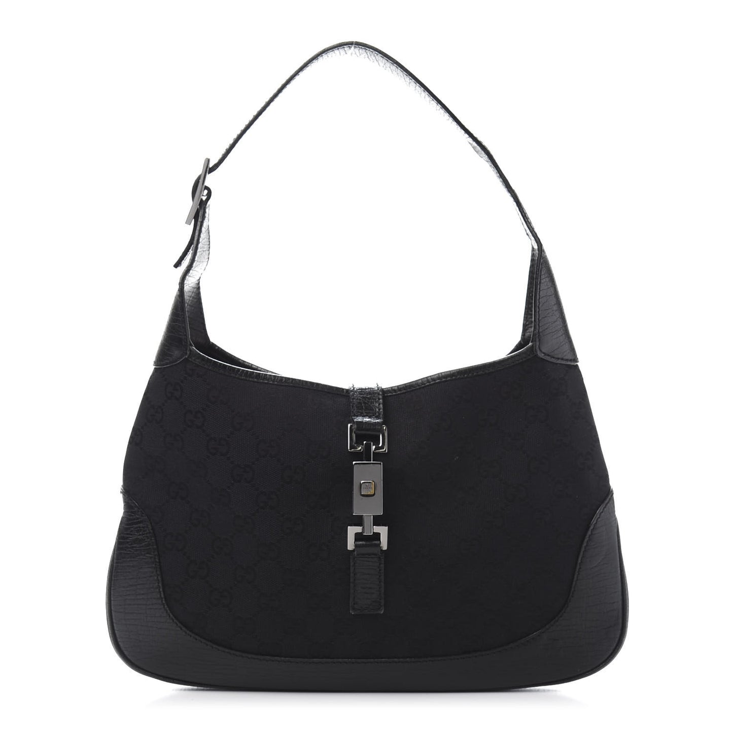 Monogram Small Jackie O Hobo Black