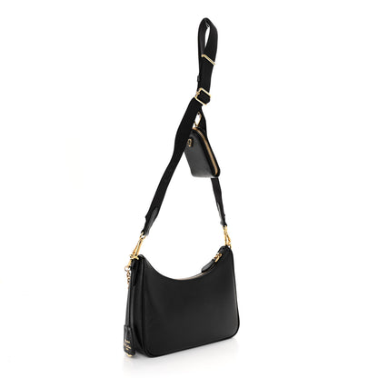 Prada Saffiano Lux Re-Edition 2005 Shoulder Bag Black 3 of 10